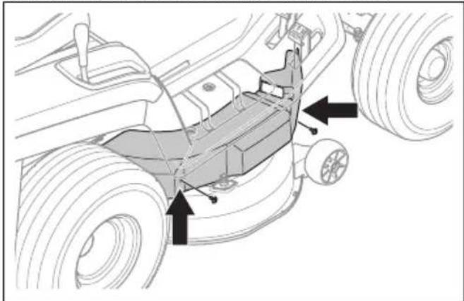 HUSQVARNA TC 112 - Pour retirer et installer le carter de coupe - 2