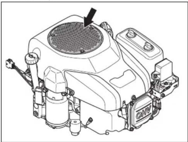 HUSQVARNA TC 112 - Čiščenje dovoda zraka v motor - 2