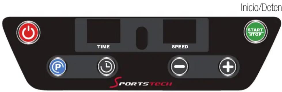 Inicio/Detenc START STOP TIME SPEED SPORTSTECH