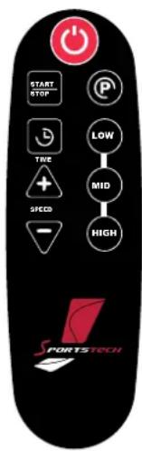 START STOP P TIME LOW + MID SPEED HIGH SPORTSTECH