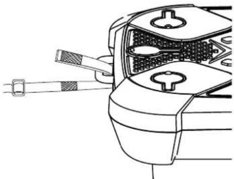 Sportstech VP150 - De full-body band aan de vibratieplaat bevestigen - 1