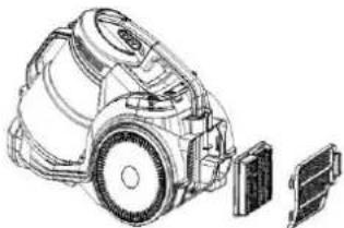 GUTFELS AIRFRY 3010 - HEPA-filter vervangen - 1