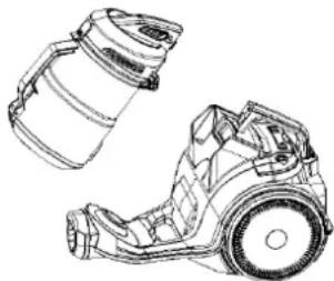 GUTFELS AIRFRY 3010 - Reinigung des Staubauffangbehälters - 1