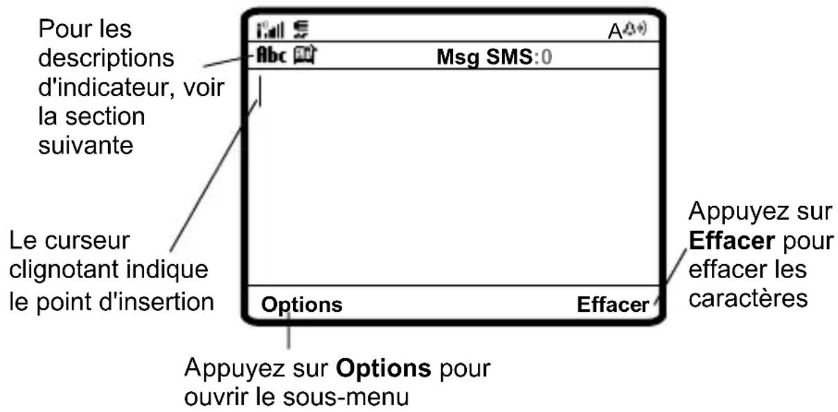 MOTOROLA M990 - Saisie de texte - 1