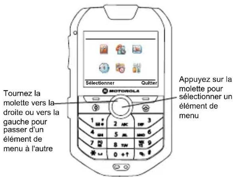 MOTOROLA M990 - Menu principal - 1