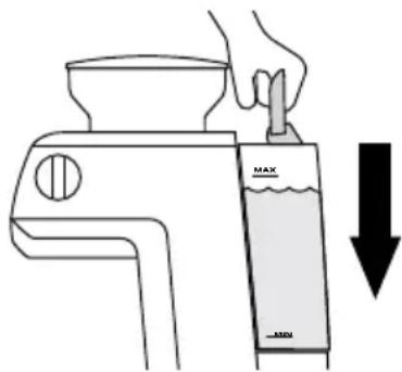 SAGE The Barista Pro BES878 - VULLEN VAN HET WATERRESERVOIR - 2