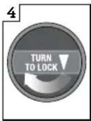 4 TURN TO LOCK