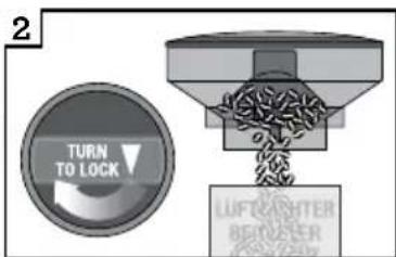 2 TURN TO LOCK LIFTECHTER BEEDER
