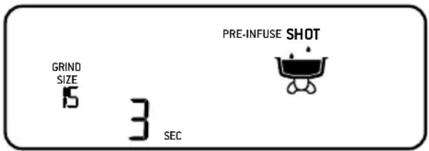 SAGE The Barista Pro BES878 - PRE-PROGRAMMED SHOT VOLUME - 1 CUP - 1
