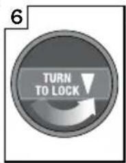 6 TURN TO LOCK