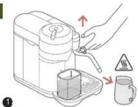 SAGE Nespresso Vertuo Creatista - EERSTE GEBRUIK / SPOELCYCLUS - 1