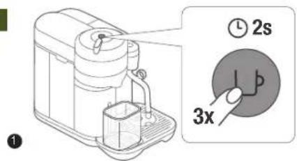SAGE Nespresso Vertuo Creatista - EERSTE GEBRUIK / SPOELCYCLUS - 2