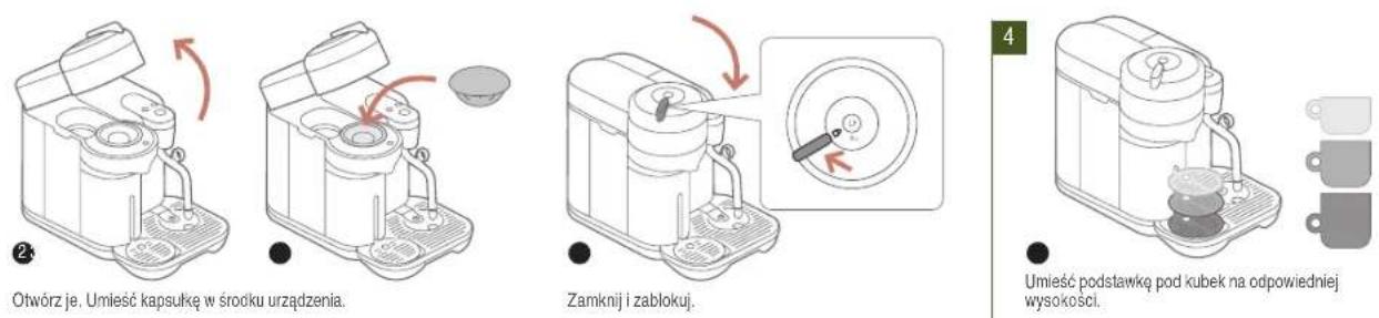 SAGE Nespresso Vertuo Creatista - PRZYGOTOWANIE KAWY - 1