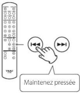 TEAC Maintenez pressée