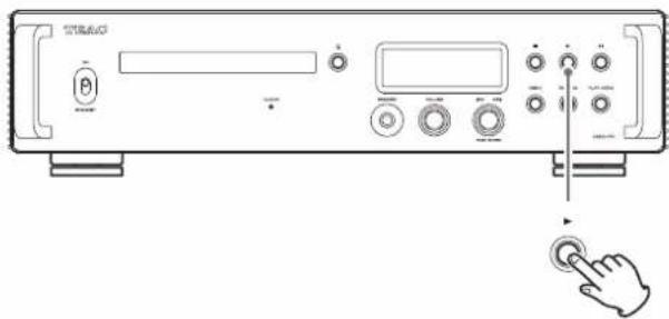 TEAC VRDS701T - Pulse el botón de reproducción (▶). - 1