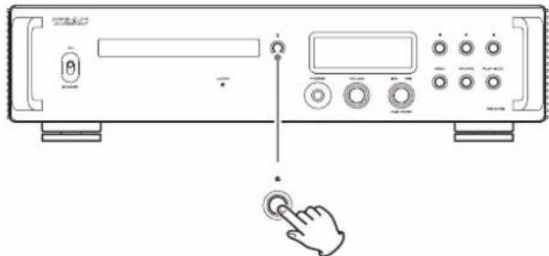 TEAC VRDS701T - Press the tray open/close (▲) button. - 1