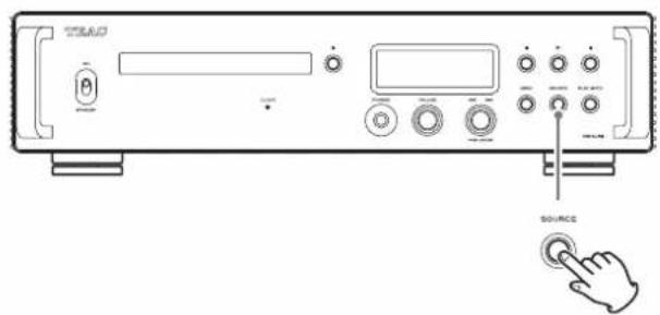 TEAC VRDS701T - Pulse el botón SOURCE para seleccionar USB. - 1