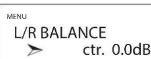 TEAC VRDS701T - Réglage de la balance gauche-droite - 1