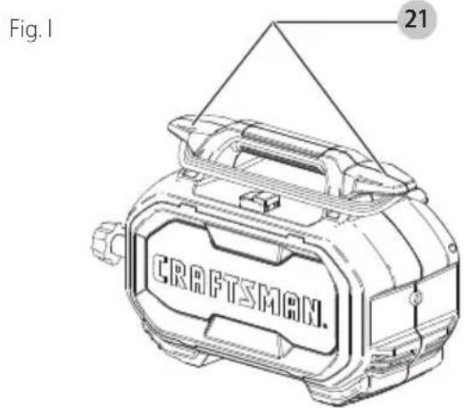 Craftsman CMEPW1800 - Entreposage (Fig. H, I) - 2