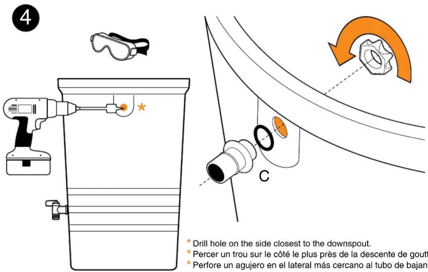 FISKARS Diverter Pro - Important – read carefully before installation - 10