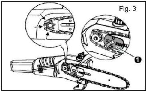 Scotts CLPS40020S - INSTALLING/REPLACING THE GUIDE BAR AND CHAIN - 3