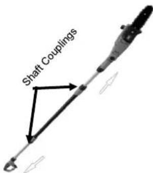 Scotts PS45010S - ADJUSTING THE LENGTH OF THE TELESCOPIC POLE - 1