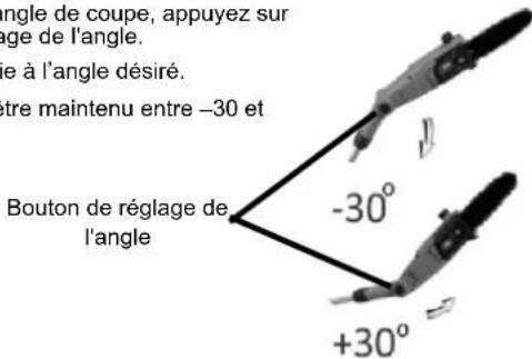 Scotts PS45010S - RÉGLAGE DE L'ANGLE DU POTEAU VOIT SEDIRIGER : - 1
