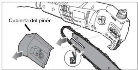Scotts PS45010S - INSTALACIÓN / REEMPLAZO DE LA BARRA GUÍA Y LA CADENA - 2
