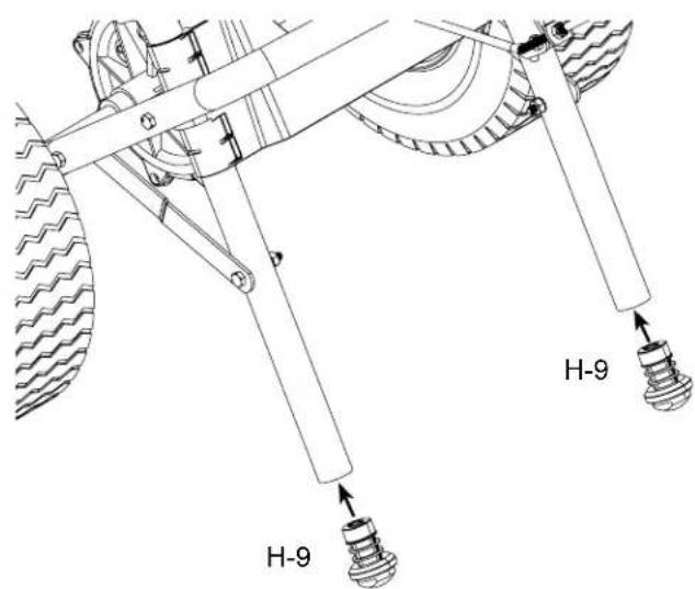 Chapin 82050C - Assemble Adjustable Feet - 1