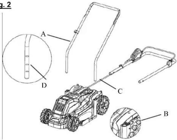 Scotts 62014S - INSTALLING AND ADJUSTING HANDLE ASSEMBLY - 1