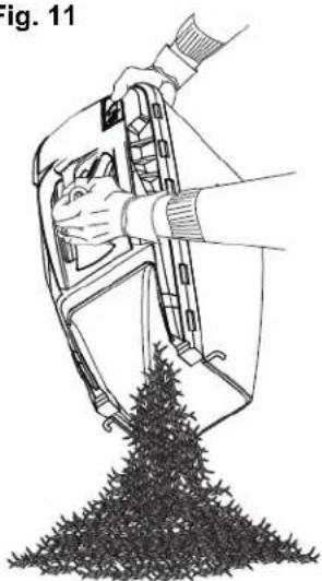 Scotts 62014S - Vider le collecteur d'herbe - 1