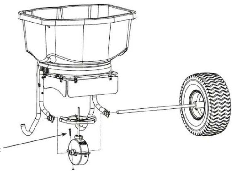 Chapin 82108N - Step 4: Install the Axle/Drive Shaft - 1