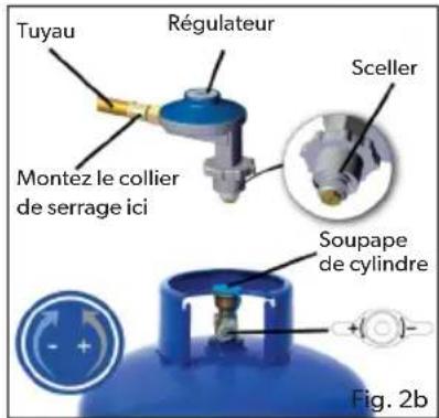 CADAC 2 Cook 3 - Raccordement de l'alimentation en gaz - 1