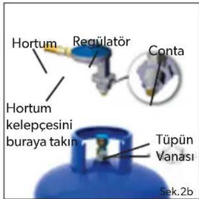 CADAC 2 Cook 3 - Gaz baglantisinin kesilmesi ve gaz kaynaginin degistirilmesi - 2