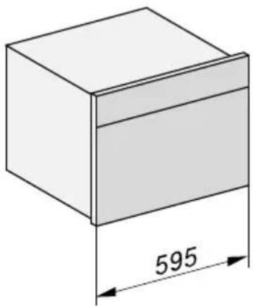MIELE ESW 7010 BW - Appareil combiné pour niches de 450 mm de haut - 2