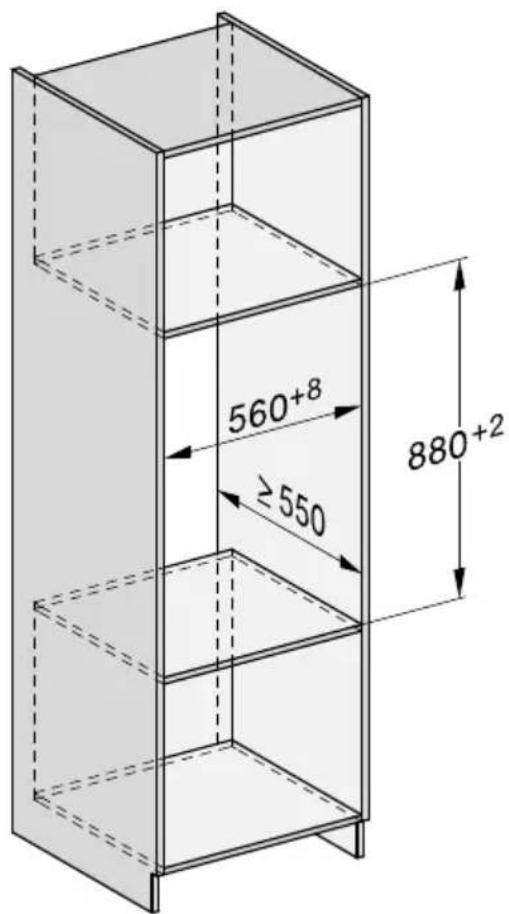 MIELE ESW 7010 BW - Appareil combiné pour niches de 590 mm de haut - 1