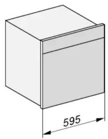 MIELE ESW 7010 BW - Appareil combiné pour niches de 590 mm de haut - 2