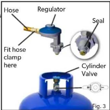 CADAC Carri Chef 40 - Disconnecting and changing the gas supply - 2
