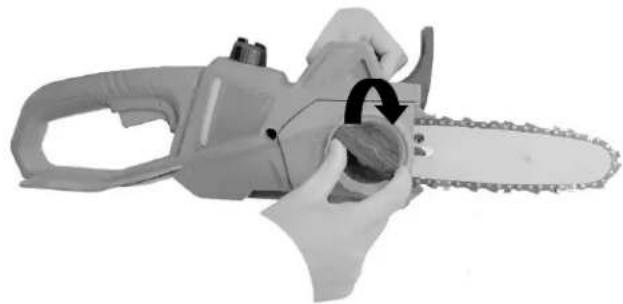Scotts LCS31020S - INSTALLING/REPLACING THE GUIDE BAR AND CHAIN - 4