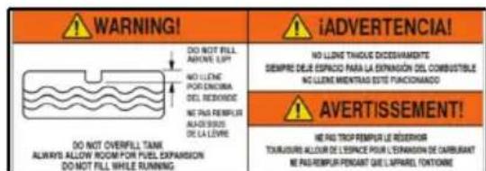 Generac GP15500EFI - Replacement Hazard Labels - 2