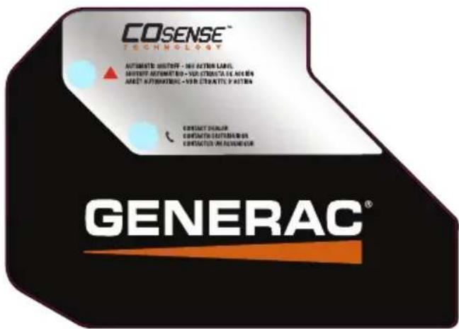 Generac GP7500E - Carbon Monoxide (CO) Detection and Shut-off System (if equipped) - 2