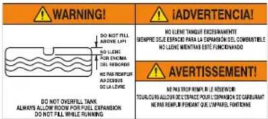 Generac GP7500E - Replacement Hazard Labels - 1