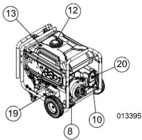 Generac GP7500E - Sección 2 Información general y configuración - 2