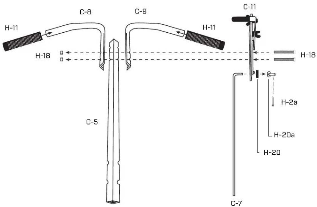 Chapin 82400B - Spreader Hardware [Actual size] - 2