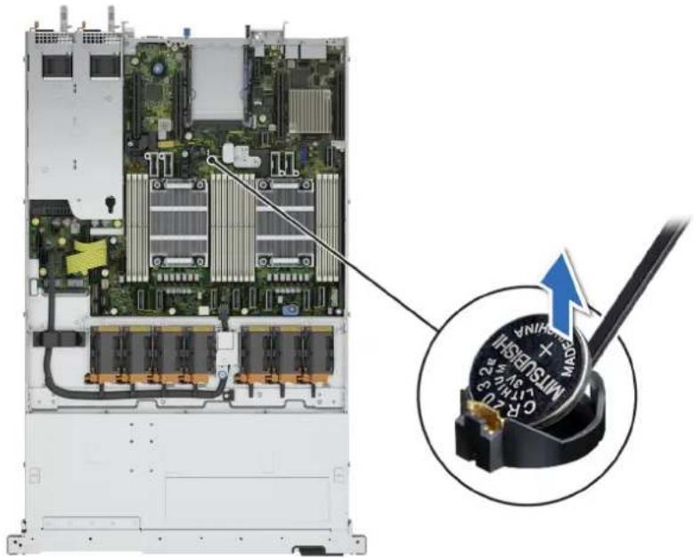 DELL PowerEdge R660xs - 取出电池: - 1
