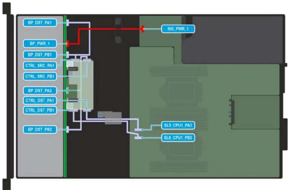 DELL PowerEdge R660xs - 线缆布线 - 13