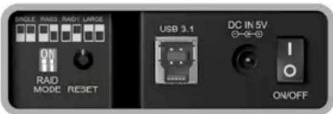 Icy Box IBRD2253U31 - Ρύθμιση λειτουργίας RAID - 2