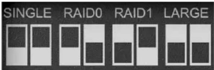 Icy Box IBRD2253U31 - Réglage du mode RAID - 1