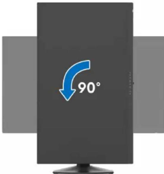 ALIENWARE AW2724DM - Pivoter dans le sens antihoraire - 1