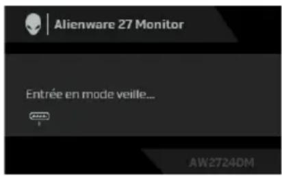 ALIENWARE AW2724DM - Messages d'avertissement OSD - 10